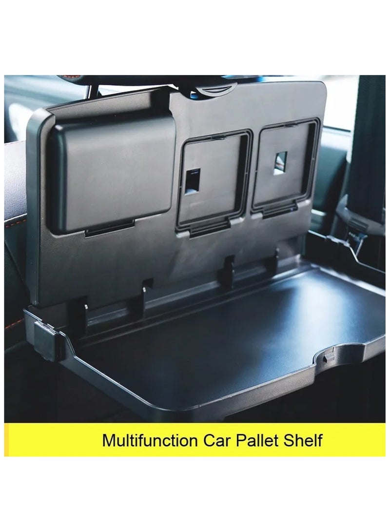 شونوي حامل متعدد الأقسام للأطعمة والفواكه SD-1503 - حامل تخزين بلاستيكي شديد التحمل للفتحات المتعددة والأرفف والصواني للوجبات الخفيفة وأطعمة الأطفال التي يمكن استخدامها في السيارات، وهو تصميم يوفر الكثير من المساحة. - Image 3