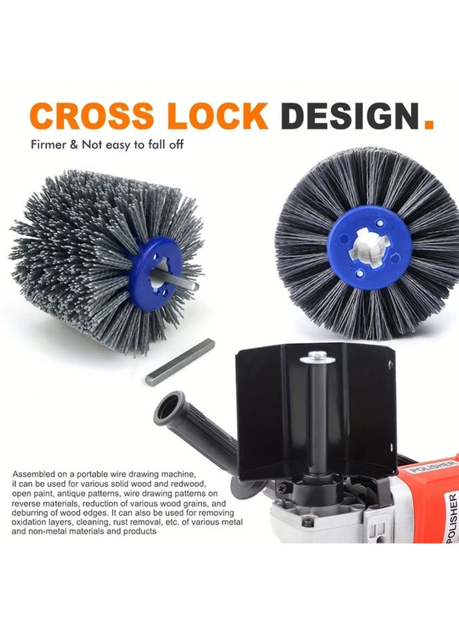 80 Grit Polishing Brush Wheel For Wooden Floors Furniture Cork Surface Treatment - Image 5