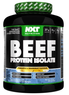 NXT Nutrition Beef Protein Isolate Zero Dairy  Pineapple & Grapefruit 60 Servings 1800g 