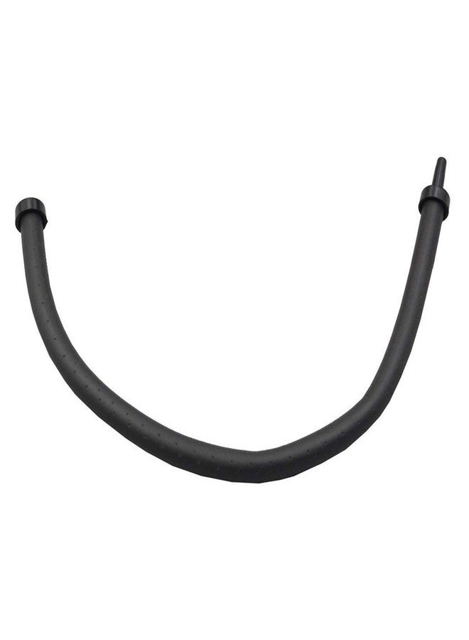COMOK 10mm Diameter Rubber Tube Aquarium Air Curtain Bubble Air Diffuser Flexible Air Bubble Rubber Tube for Aquarium Fish Tank, Black, Length (60cm/24) - Image 2