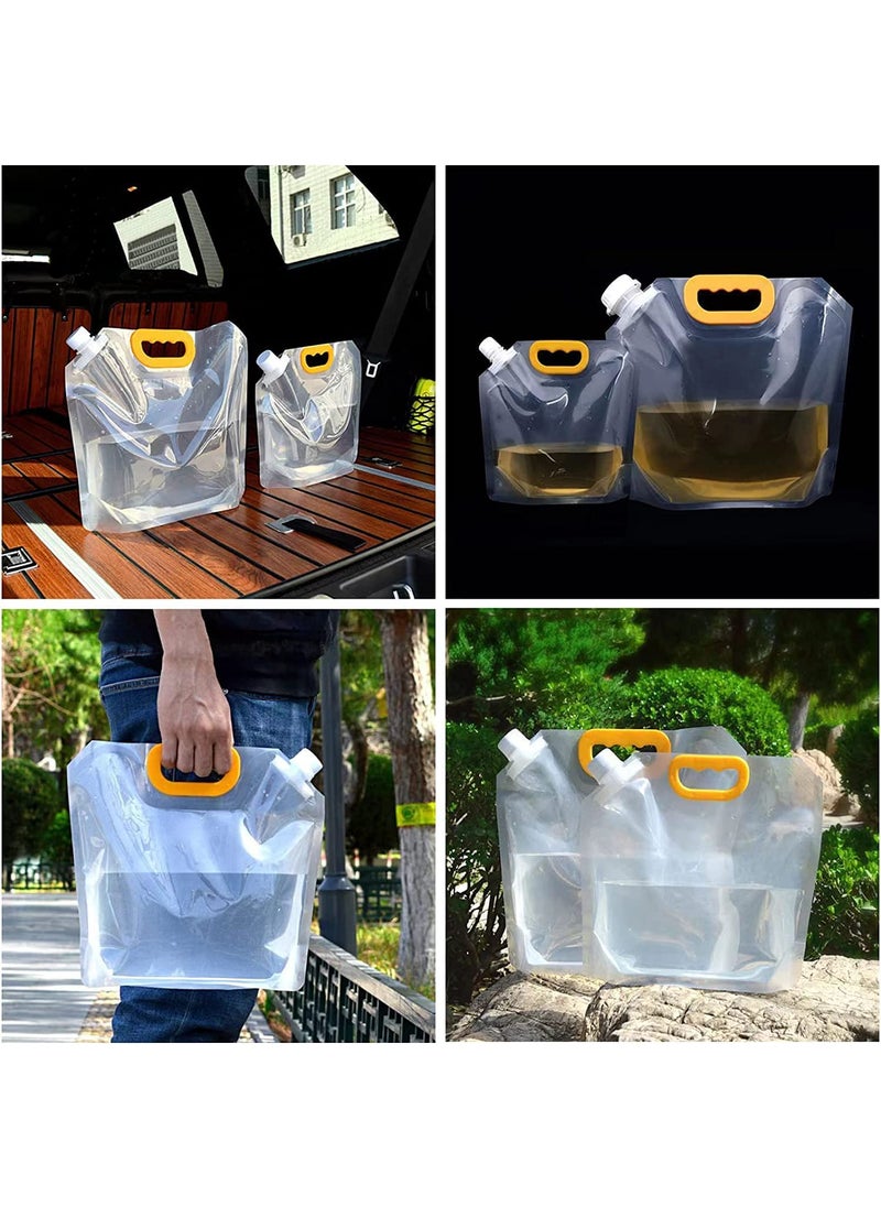 DIVHUK DIVHUK Plastic Grain MoistureProof Sealed Bag Reusable 3Pack Clear Grain Storage Suction Bags Safe Waterproof Packaging Stand Up Sealed OdorResistant Packaging Bags 15L 5pcs  - Image 5
