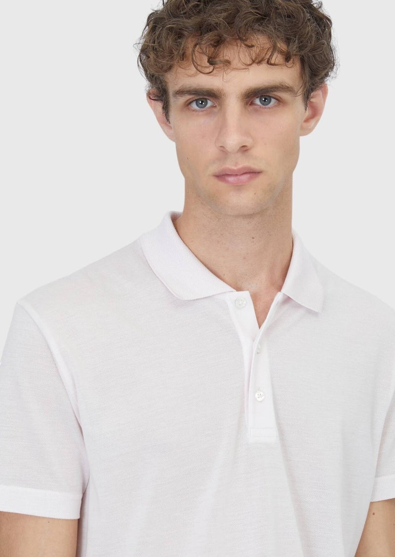 RAMSEY Pink Plain Cotton Blended T-Shirt - Image 4