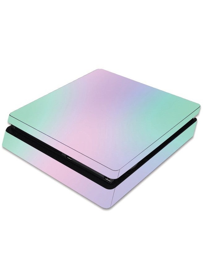 MIGHTY SKINS MightySkins Skin Compatible with Sony PS4 Slim Console - Cotton Candy | Protective, Durable, and Unique Vinyl Decal wrap Cover | Easy to Apply, Remove, and Change Styles | Made in The USA - Image 1