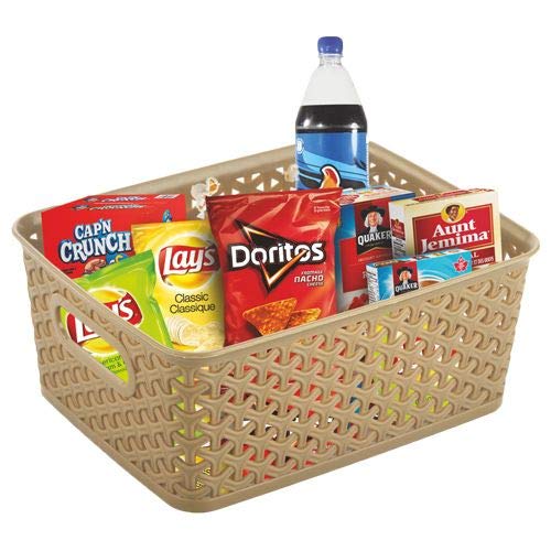 Kuber Industries Plastic Big Size Multipurpose Solitaire Storage Basket with Lid (Multi) -CTLTC10900 - Image 5