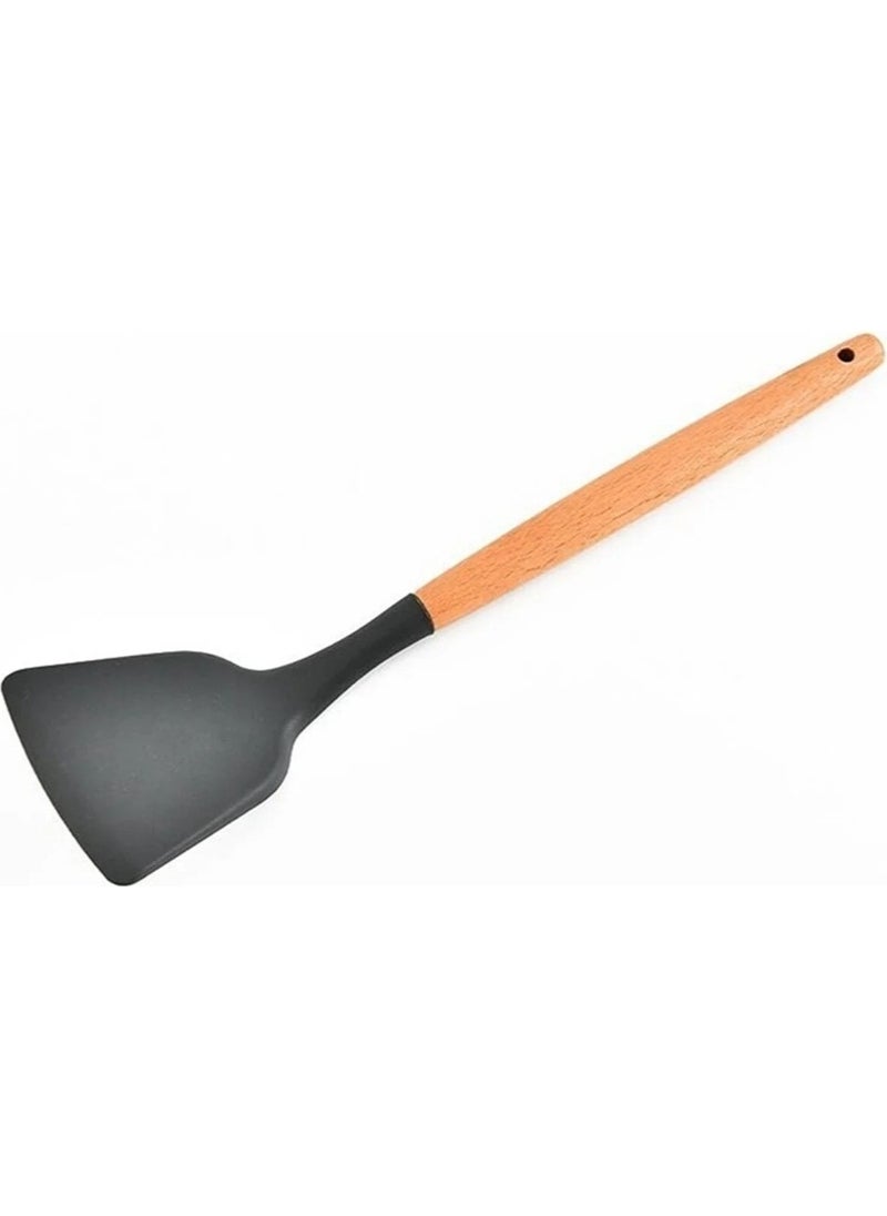 Black Spatula with Bamboo Handle - pzsku/Z218BD76C3E7F9C0CA867Z/45/_/1730557020/1e86a30f-08e3-44af-8b94-3404a046ffd5