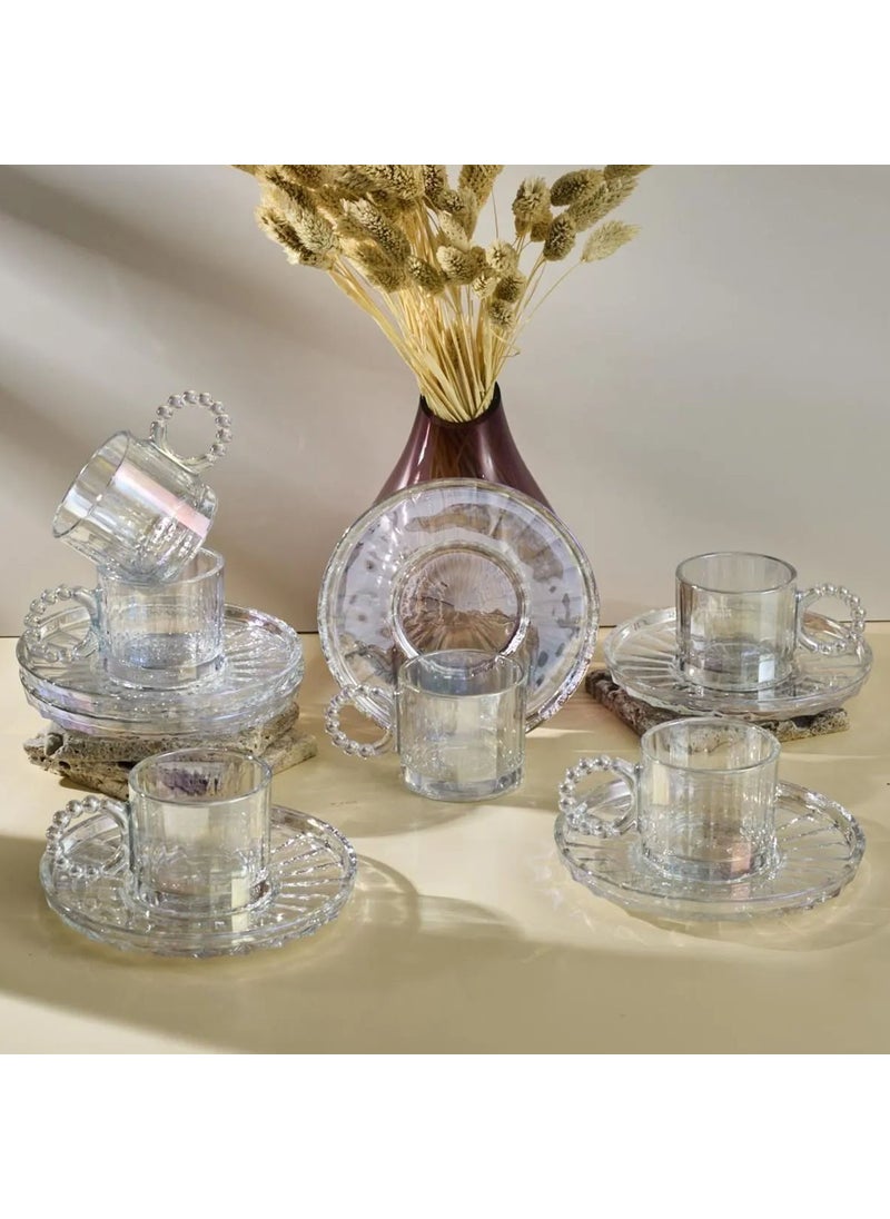 PEROTTI Ringo Line Luster Coffee Cup Set of 6 100 ml  - Image 1