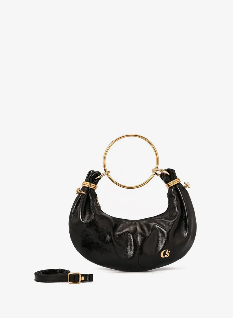 Carmen Steffens Black Bracelet Bag