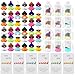 Liliful 2 Inch Rubber Ducks Bulk with Hats Glasses You Are Awesome Sign Card Employee Appreciation Gift for Friends Staff Team Coworker Exchange12 SetsColorful - Image 2