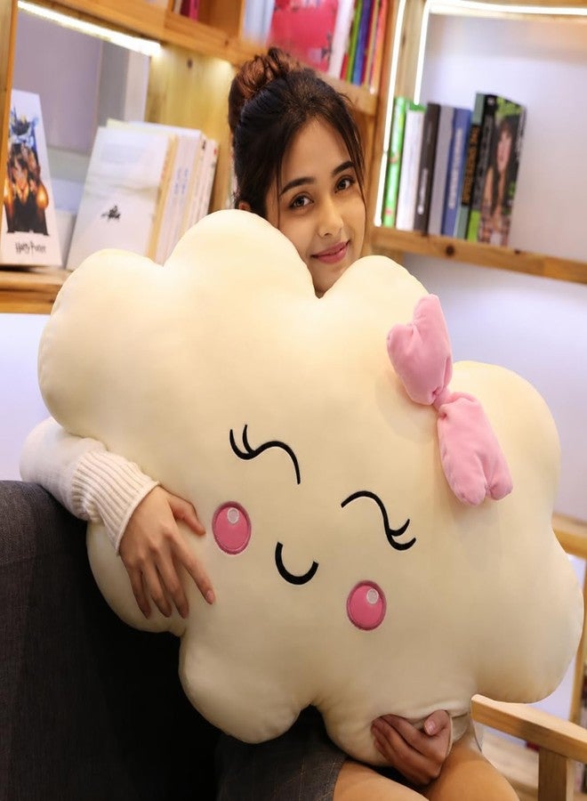 TechMax Solution وسادة ناعمة من TechMax Solution Cloud Plush Pillow مع فيونكة أرجوانية - Image 4