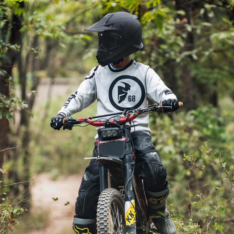 Roozo Kids Dirt Bike Helmets Youth Motorcycle Helmet, Kids Motorcycle Full Face Helmet for Off-Road, ATV, UTV, Street Riding with Goggles Gloves, DOT Approved - Image 5