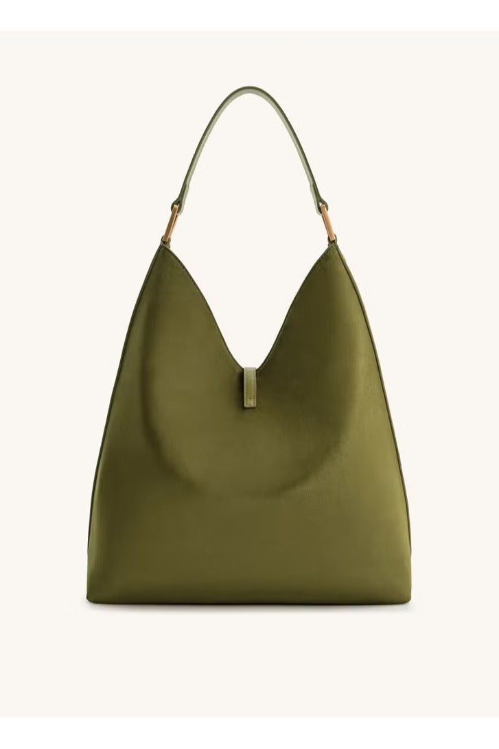 JW PEI Tote Bag - Hobo Bag with Spacious Capacity, Effortlessly Chic Shoulder/Chest Bag — Green - Image 3