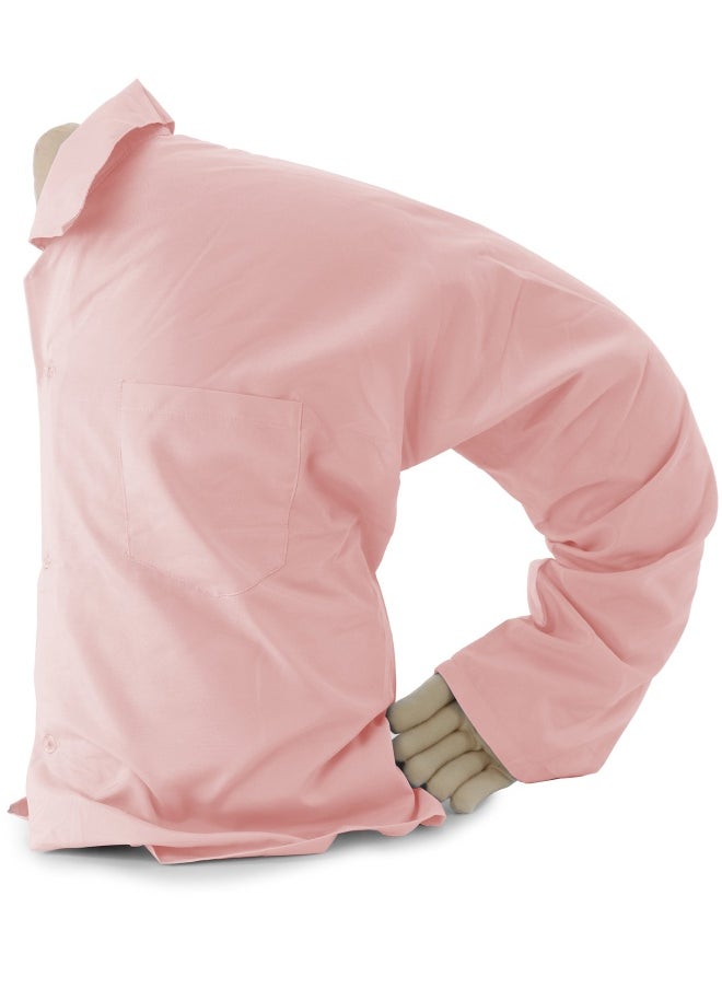 Boyfriend Pillow - Cute And Fun Husband  Companion Or Cuddle Buddy   Body Pillow With Benefits   Funny Unique Gag Gift Idea   Body Pillow  Light Pink - Image 1