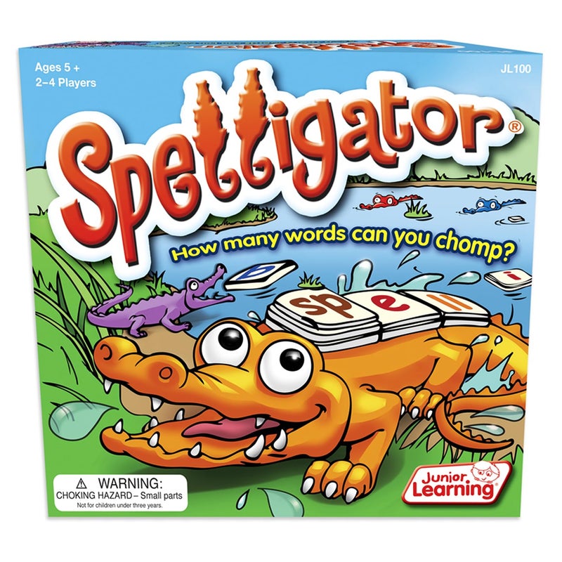 Junior Learning Spelligator Word Building Game Ages 59 Phonemic Awareness 75 Letter Tiles - Image 2