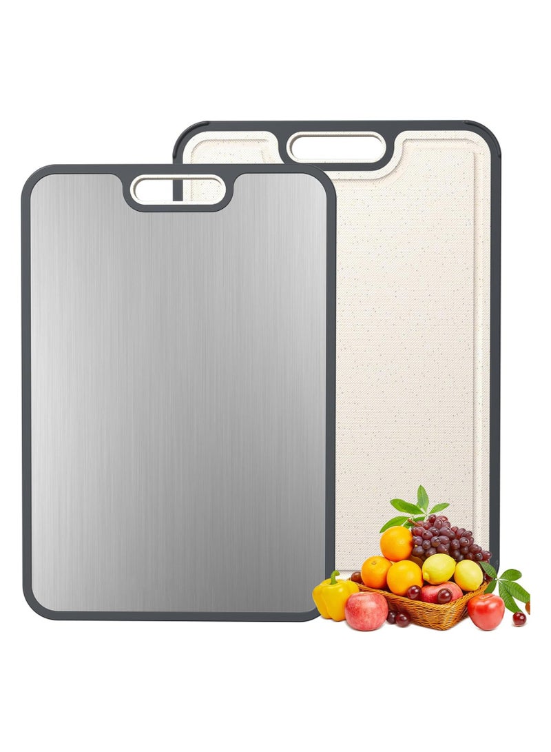 عربست دسكة قطع مضادة للبكتيريا مزدوجة الجانبين | فصل صحي مزدوج المادة، تأشير ت.ي.ف. الألماني، الزمة الجديدة لتانظيف المطبخ - Image 1
