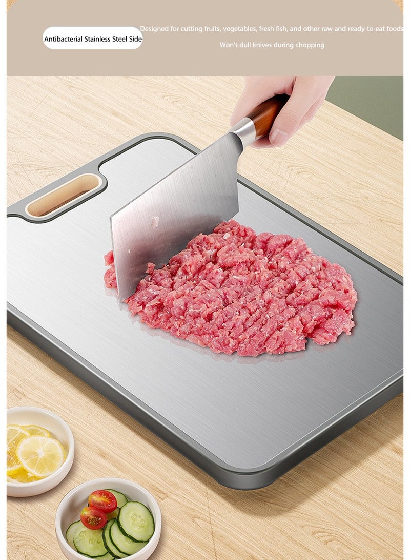 عربست دسكة قطع مضادة للبكتيريا مزدوجة الجانبين | فصل صحي مزدوج المادة، تأشير ت.ي.ف. الألماني، الزمة الجديدة لتانظيف المطبخ - Image 3