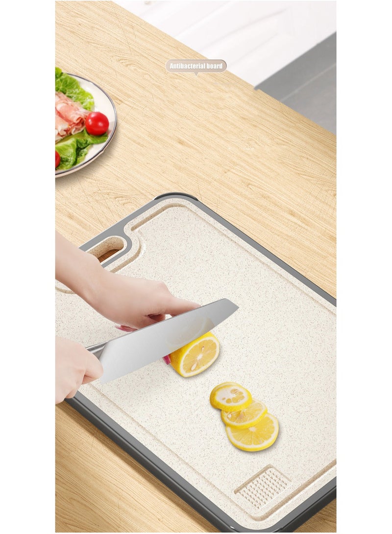 عربست دسكة قطع مضادة للبكتيريا مزدوجة الجانبين | فصل صحي مزدوج المادة، تأشير ت.ي.ف. الألماني، الزمة الجديدة لتانظيف المطبخ - Image 4