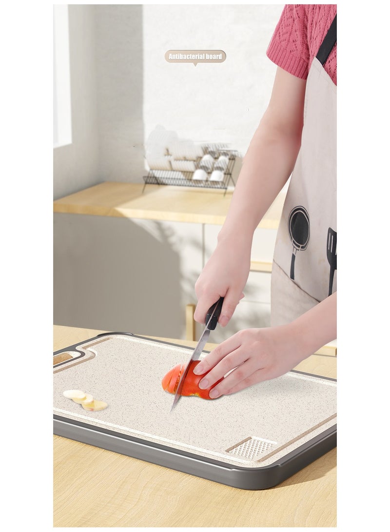 عربست دسكة قطع مضادة للبكتيريا مزدوجة الجانبين | فصل صحي مزدوج المادة، تأشير ت.ي.ف. الألماني، الزمة الجديدة لتانظيف المطبخ - Image 5