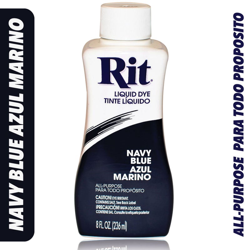 RIT طقم صبغة الأقمشة السائلة RIT (مجموعة من 3 قطع) أزرق بحري، أزرق ياقوتي، رمادي لؤلؤي - Image 3