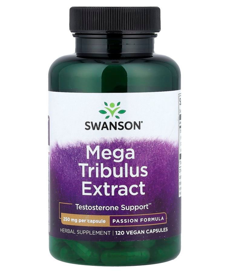 Mega Tribulus Extract 250 mg 120 Vegan Capsules