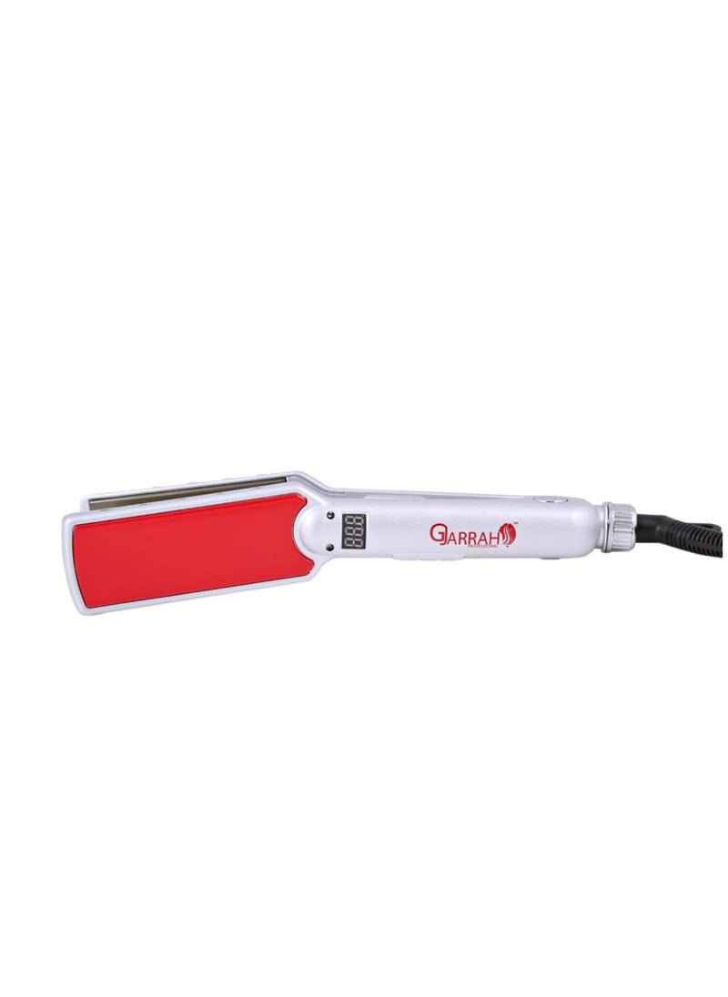Professional Digital Hair Straightener Silver/Red