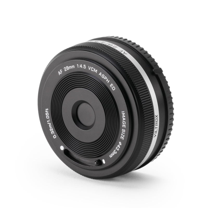 VILTROX 28mm f4.5 Pancake Lens for Sony E, Auto Focus 28mm f/4.5 FE Chips-Size Ultra-Thin Full Frame Lens for Sony E Mount - Image 2