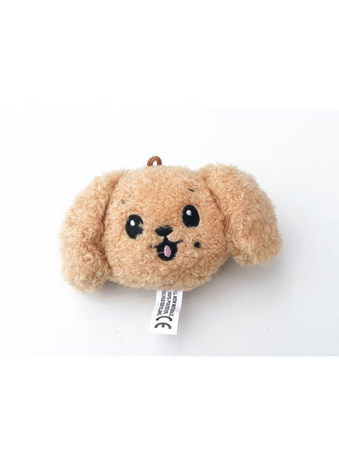 Small 17 SEVENTEEN Miniteen Keychain Animal Plastic Yin Jing Han Quan Yuan You Quan Shun Rong Doll-Specifications:Dk Li Shuo's Brown Dog Head Keychain