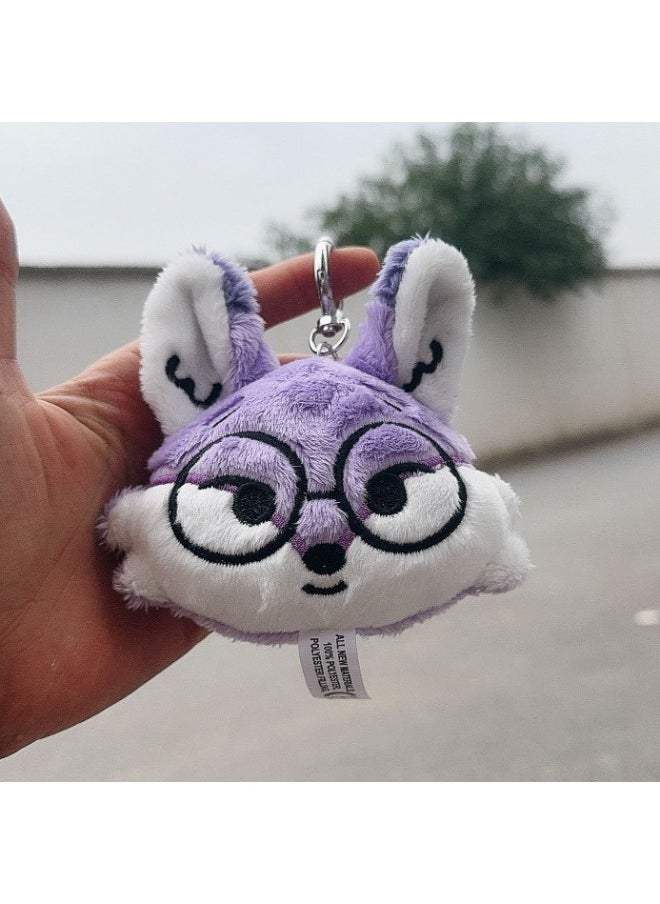 Small 17 SEVENTEEN Miniteen Keychain Animal Plastic Yin Jing Han Quan Yuan You Quan Shun Rong Doll-Specifications:Dk Li Shuo's Brown Dog Head Keychain