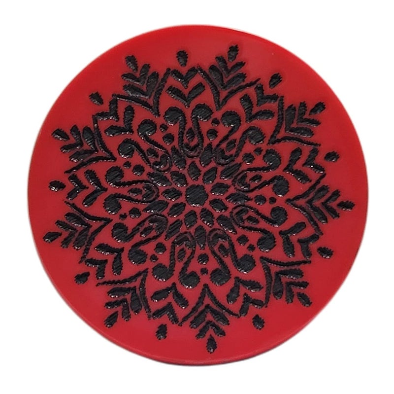 NHD مضرب كاروم محترف 813، مصنوع من كرة بلياردو بلجيكية رقم 1، مضرب كرة بول، مضرب بطولة، مضرب معتمد، الأبعاد 41 مم × 8 مم، الوزن 15 جرام (وردي) - Image 1