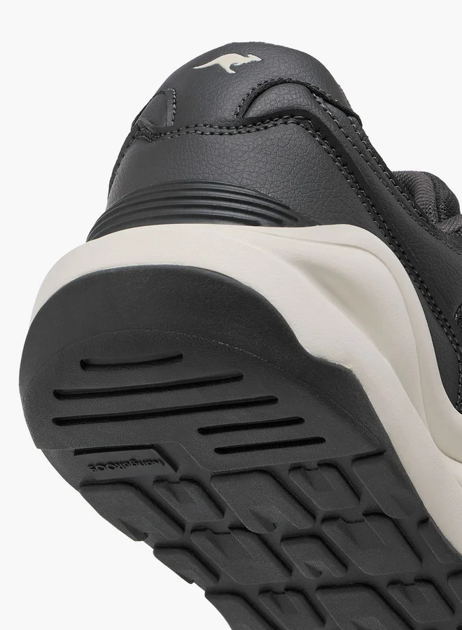 kangaROOS Women's Panelled Sports Shoes with Lace-Up Closure
