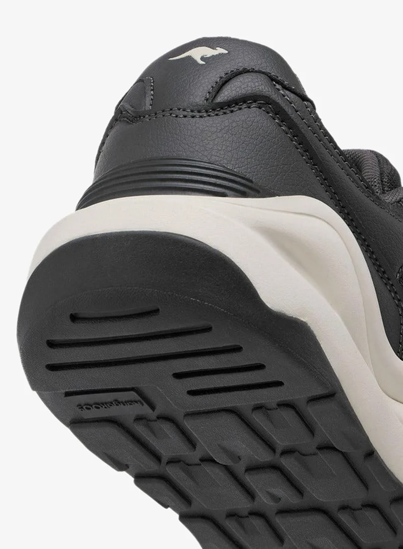 kangaROOS GREY Women's Panelled Sports Shoes with Lace-Up Closure for Women | Best Price UAE