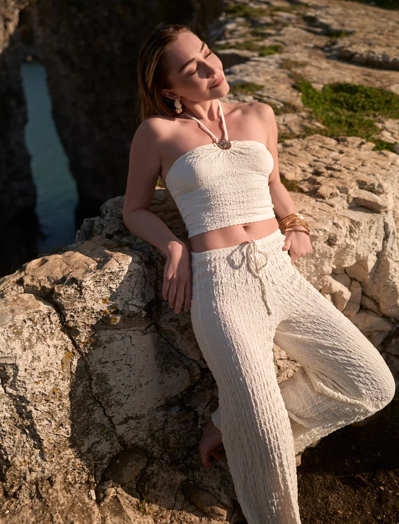 كوتون Wide Leg Trousers
