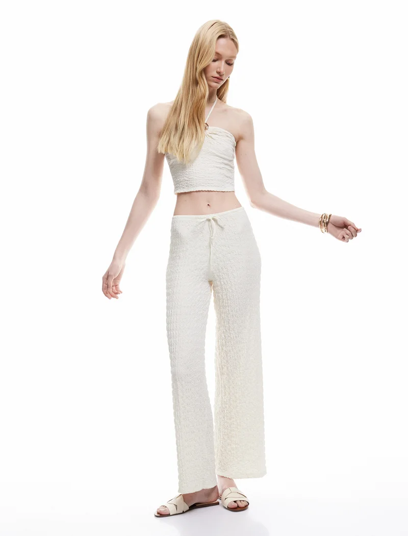 كوتون Wide Leg Trousers