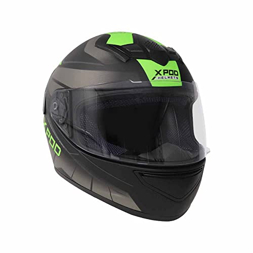 TVS XPOD Aerodynamic Helmet for Men-ISI Certified, Ultrawide Visor, Quick Release Strap-Premium Bike Helmet with Enhanced Air Circulation (Neon Grey Dual Tone-M) - Image 5