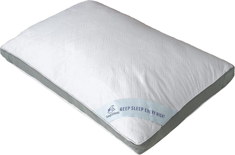 DEEP SLEEP Every Night Deep Sleep Premium Pillows Luxury Hotel Bed Pillow - Bed Pillows for Sleeping - Super Soft Plush - Hypoallergenic Cooling Pillows for Side and Back Sleepers, Soft and Breathable - Image 3
