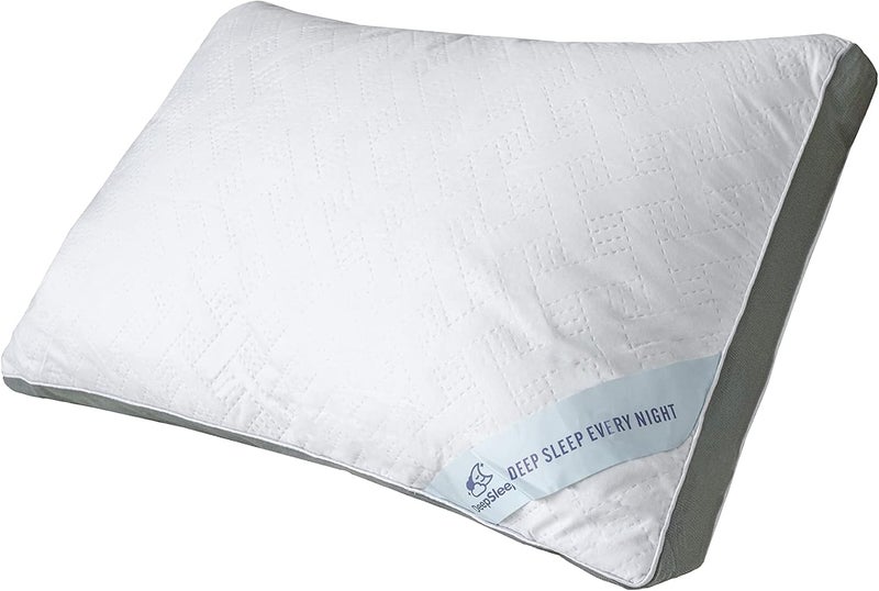 DEEP SLEEP Every Night Deep Sleep Premium Pillows Luxury Hotel Bed Pillow - Bed Pillows for Sleeping - Super Soft Plush - Hypoallergenic Cooling Pillows for Side and Back Sleepers, Soft and Breathable - Image 2