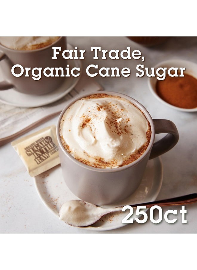 Sugar In The Raw Organic Granulated White Premium Cane Sugar, No Added Flavors or erythritol, Pure Natural Sweetener, Hot & Cold Drinks, Coffee, Tea Vegan, Gluten-Free, Non-GMO, Bulk Sugar, 250 ct packets (1-Pack) - pzsku/Z218D402E20A65E51E7E8Z/45/_/1740982841/c1d3276a-9a36-4ed7-881b-71412c631a92