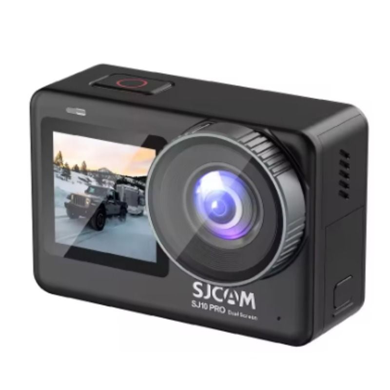 Sjcam Sj10 Pro Dual Screen 4K Action Camera, 30m Waterproof 5g/2.4g WiFi Anti-Shake Pre-Record Vlog, Black - Image 2