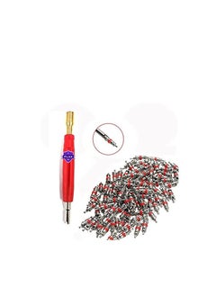 California formula-T Car Tire Deflator 1 piece  with Core Valve 100 Pieces  - Image 2