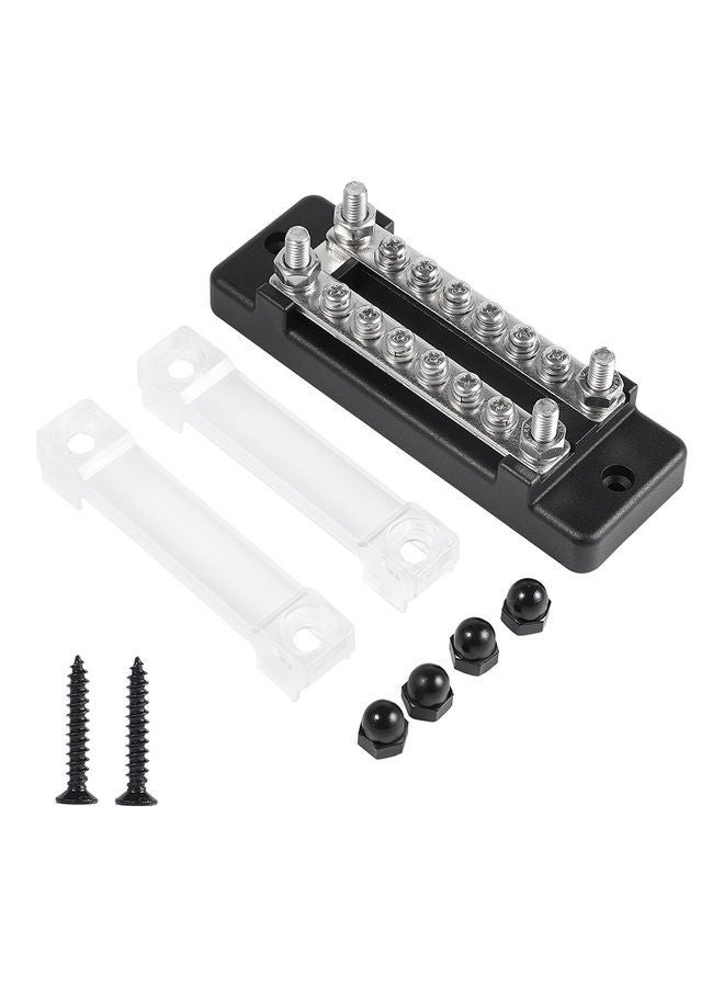 NIBEMINENT Dual Rows 6 Positions Terminal 130A/150A Block and Cover - Image 1