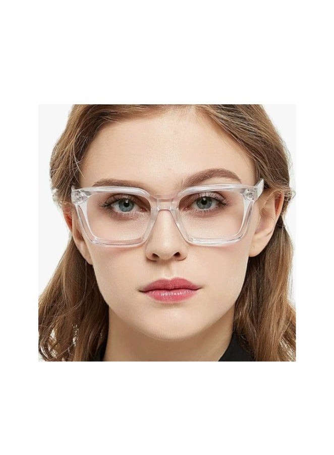 بوما للبصريات +2.00  نظاراه  قراءة للنساء، رجال أو للجنسين، نظارات قراءه طبيه مكبرة لتصحيح ضعف النظر  مع تقدم العمر ،لون الإطار جريء عدسات مضادة للتعب والضوء الأزرق، تصميم خفيف الوزن ،حمايه شاشة كمبيوتر  وحجب الضوء الأزرق ورؤية واضحة للقراءة - Image 3