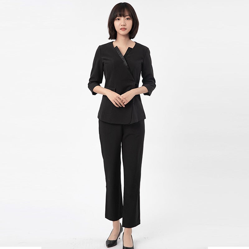 Beauty Salon Medical Beauty Work Clothes Women'S High-End Spa Health Club Beautician Set Fashion Temperament Business Wear - Image 1
