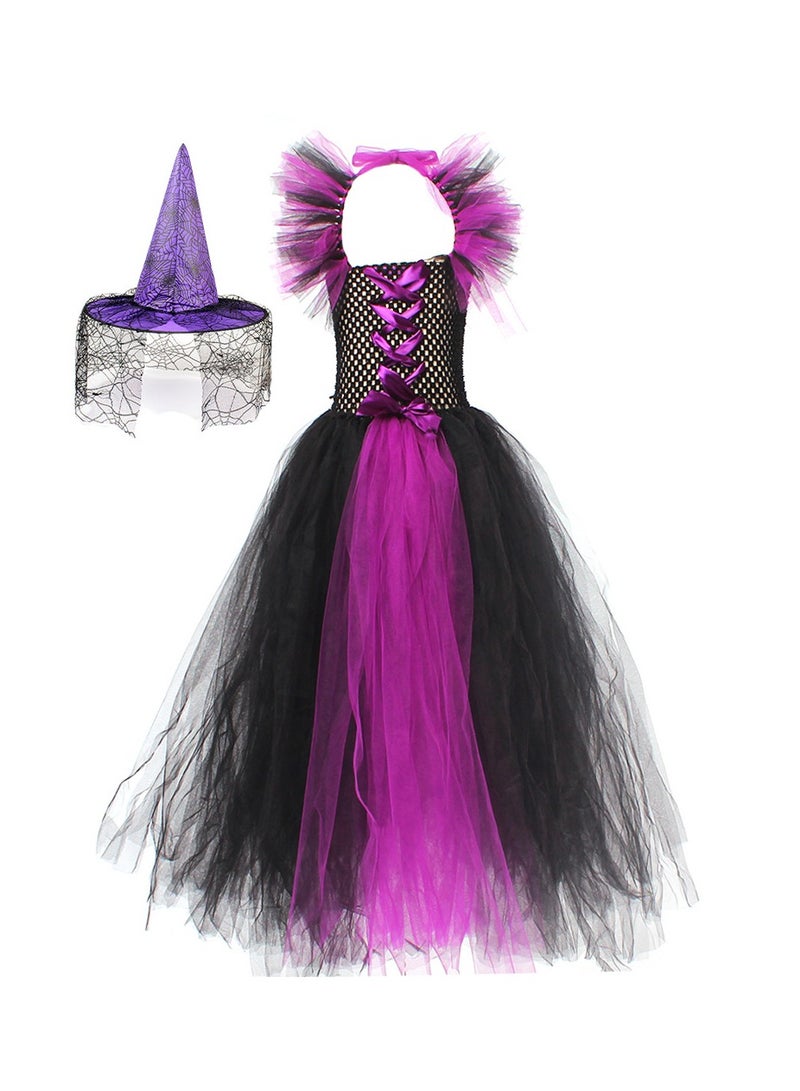 Two-Piece WitchDress Bat Sleeve Witch Dress Cosplay Girl Dress - Image 1