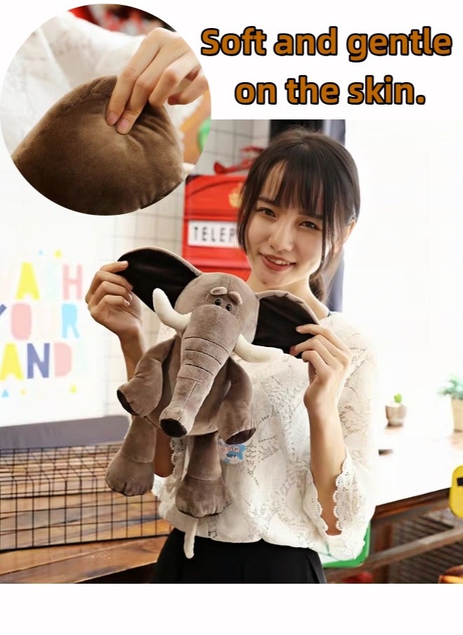 Generic Forest animal doll Elephant plush toy children Rag Doll  - Image 3