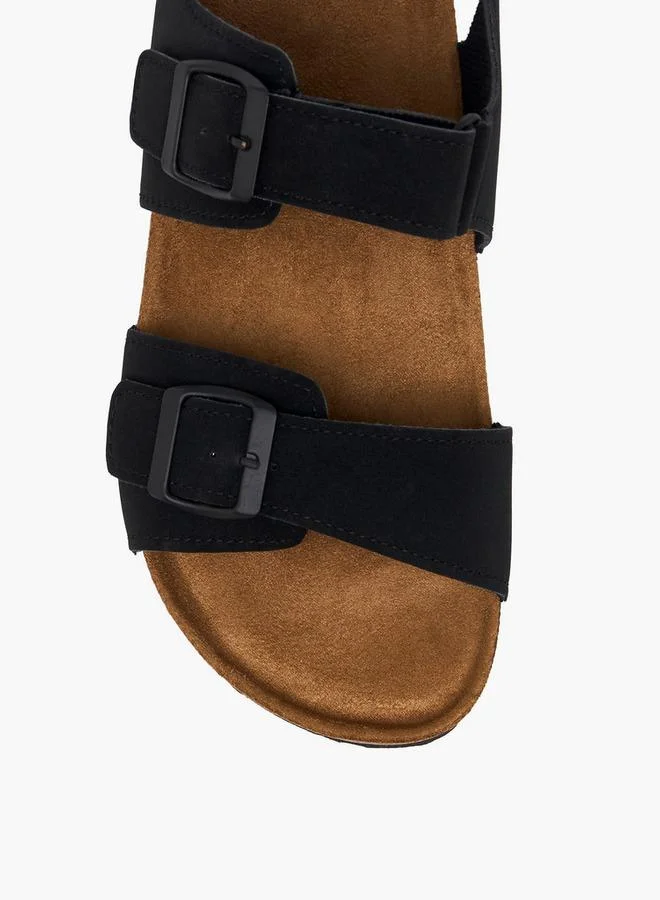 LBL By Shoexpress BLACK Boys Hook & Loop Sandals for Men | Best Price UAE