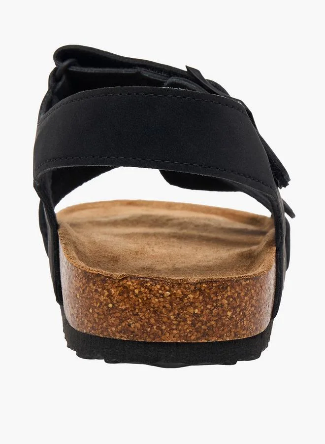 LBL By Shoexpress BLACK Boys Hook & Loop Sandals for Men | Best Price UAE