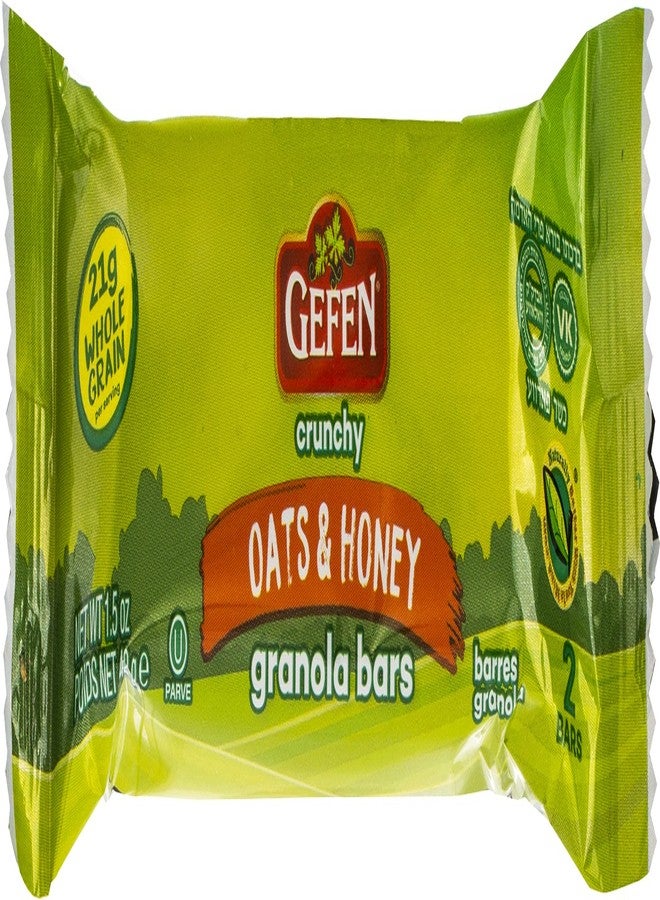 Gefen Oats N' Honey Granola Bar (2 Pack = 24 Bars) | All Natural, Delicious, High Energy Snack, Kosher - Image 3