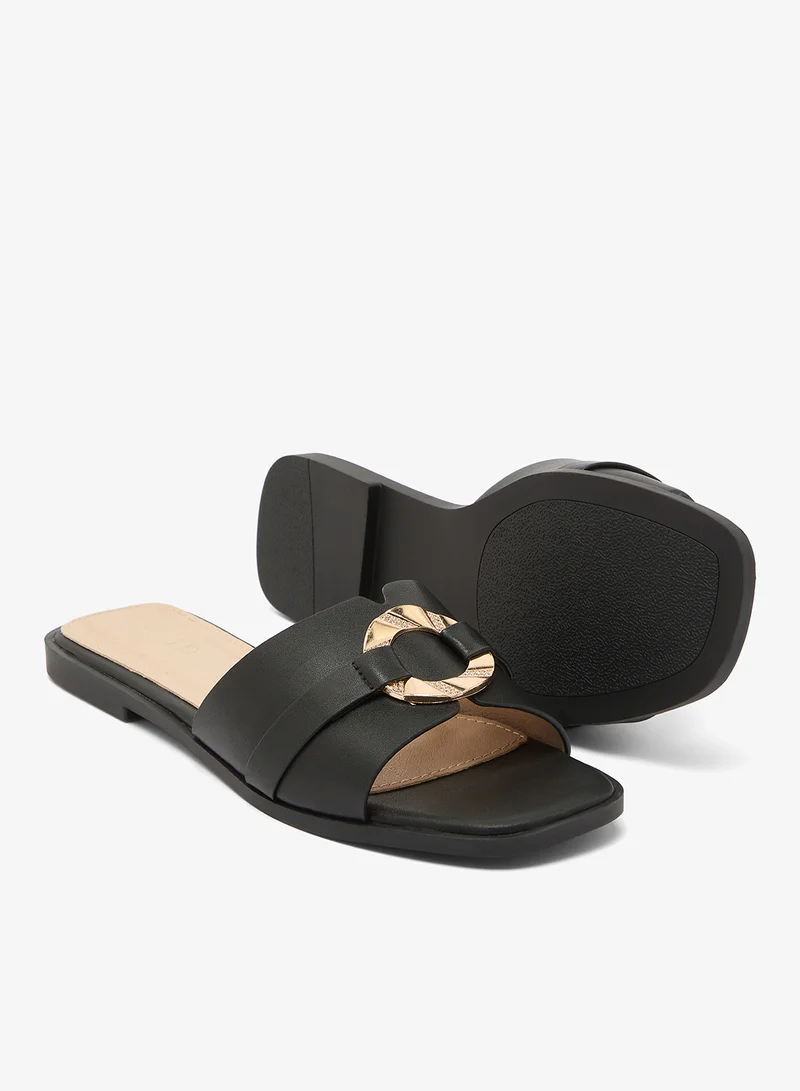 RAID  Embellished Strap Buckle Detailed Sandals for Women | Best Price UAE