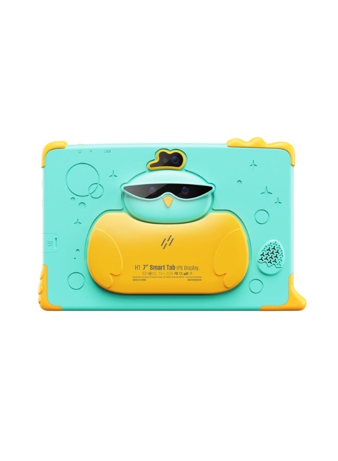 هيتز تابلت H1 سمارت كيدز اندرويد واي فاي، شاشة 7 بوصة IPS، 8 جيجا رام، 256 جيجا، 5 جيجا، بطارية 4000 مللي أمبير في الساعة - لون وردي مع ملحقات وهدايا مجانية بالداخل - Image 2