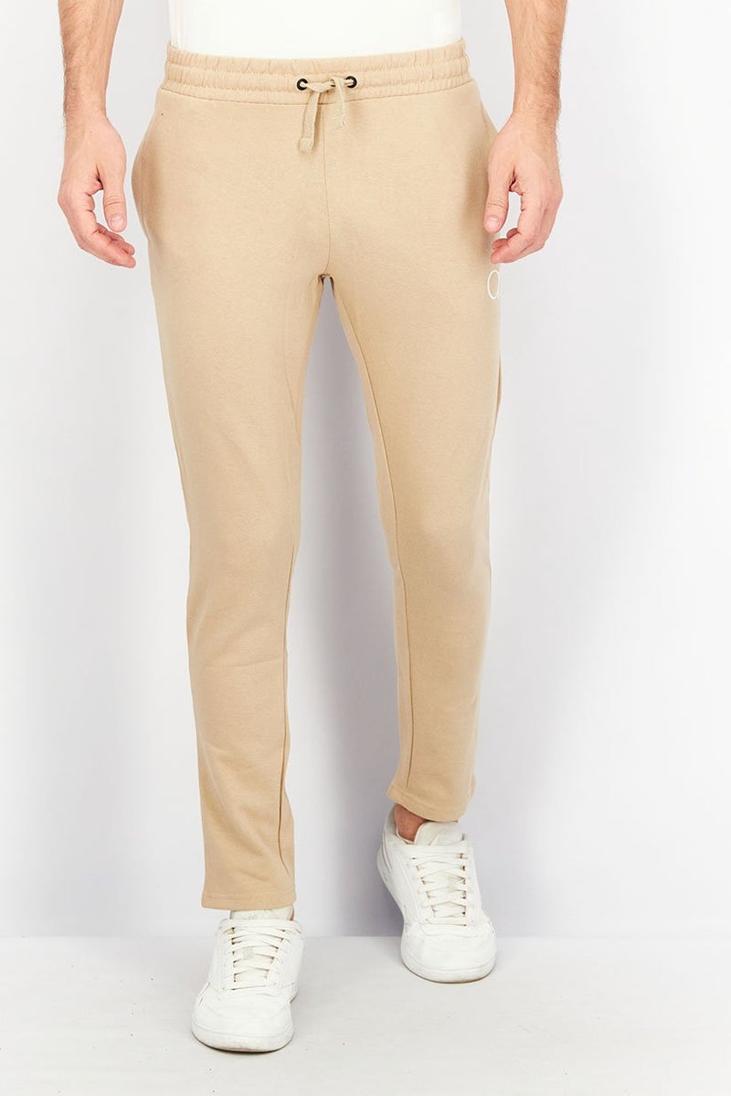 Ocean Pacific Men Regular Fit Drawstring Jogger, Light Beige - Image 1