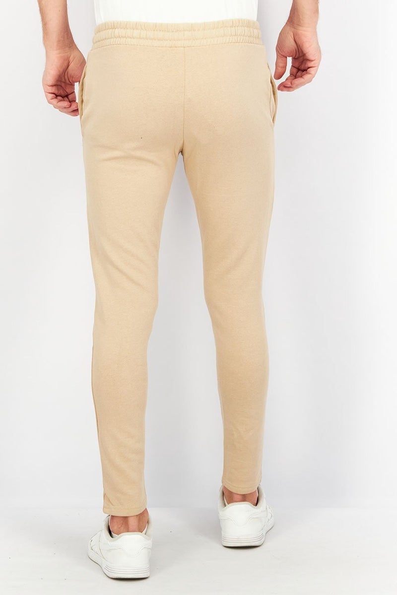Ocean Pacific Men Regular Fit Drawstring Jogger, Light Beige - Image 2